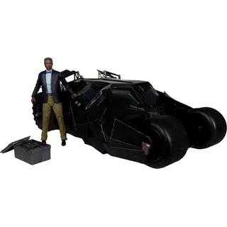 McFarlane Toys - DC Multiverse Fahrzeug Tumbler with Lucuis Fox (The Dark Knight) (Gold Label)