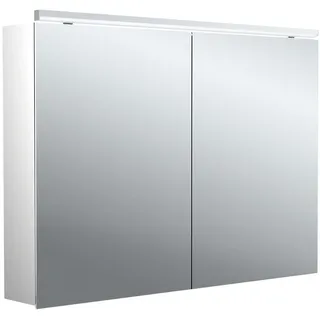 emco pure 2 classic LED-Lichtspiegelschrank mit Aufsatzleuchte, 2 Türen, 1000x711x153mm, 979705504