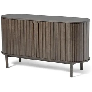 Lomoco Sideboard , Eiche dunkel , Holz , Eiche , Schichtholz,furniert, teilmassiv,Schichtholz , 2 Fächer , 140x76x45 cm , Beimöbel erhältlich , Wohnzimmer, Wohnwände, Wohnwand-Serien