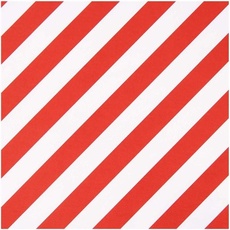 Bild Geschenkpapier Streifen, rot/weiß,