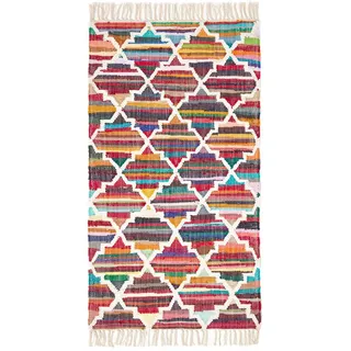 Homescapes Flickenteppich Amsterdam 160/230 cm , Textil , Grafikmuster , Rechteckig , 160x230 cm , Teppiche und Böden, Teppiche