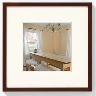 walther design BP020N Peppers Bilderrahmen, Holz, 20 x 20 cm, nussbaum