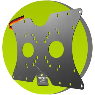 perfect equipment for your home Perfect Universeller VESA Adpapter VESA 50x50 bis 400x200, 1-teilig, schwarz