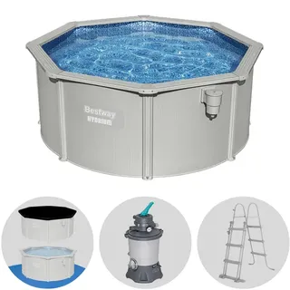 Bestway Hydrium 56566DE - Ø305x122 cm - Stahlwandpool, rund