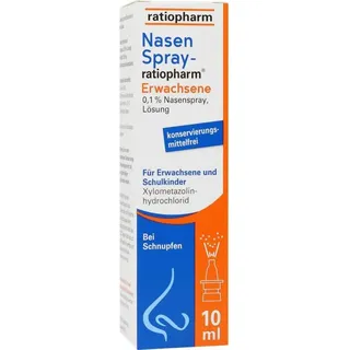 Ratiopharm NasenSpray-ratiopharm Erwachsene kons.frei 10 ml