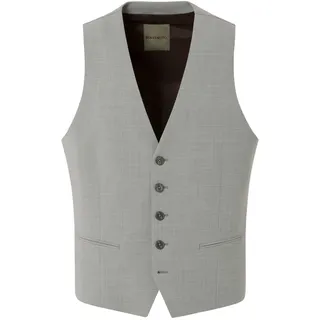 BENVENUTO. Anzugweste "SECCHIA" im Slim-Fit, lightgrau