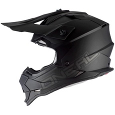 O'NEAL | Motocross-Helm | Kinder | MX Enduro | ABS Schale, Lüftungsöffnungen für optimale Belüftung & Kühlung, | 2SRS Youth Helmet Flat | Schwarz | Größe S