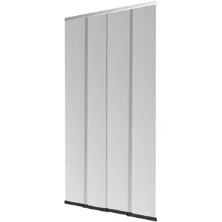 Windhager PLUS Fliegengitter Türvorhang COMFORT, Lamellenvorhang, Insektenschutz Vorhang, 120 x 250cm, Alu, 04550