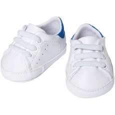 Heless 145 - Sneaker für Puppen, in Weiß, Größe 38 - 45 cm, modisches Schuhwerk für den Puppen-Alltag