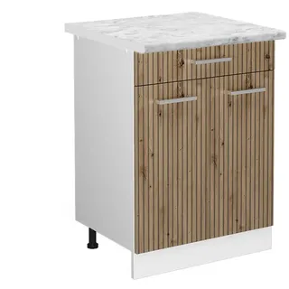 Vicco Schubladenschrank R-Line 60 x 81,6 x 60 cm Weiß