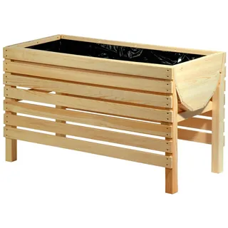 Dobar Hochbeet 100 x 45 x 60 cm Weiß
