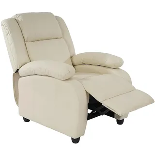 MCW Relaxsessel Kunstleder 84 x 102 x 93 cm Beige