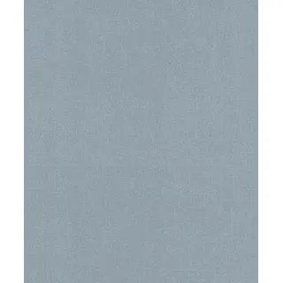 Rasch Textil Rasch Tapeten 633658 - Unitapete aus Vlies in Blau aus der Kollektion Color your life - 10,05 m x 0,53 m (LxB)