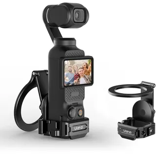 ULANZI PM01 Magnetische Erweiterungshalterung für DJI Osmo Pocket 3 4, Aluminium Magnetischer Halterungsständer with Cold Shoe, Magnethalterung, Erweiterungsadapterhalter, DJI Osmo Pocket 3/4 Zubehör