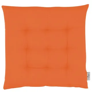 Tom Tailor Sitzkissen MIT 9 Punkt-Steppung Dove , Orange , Textil , 40x5x40 cm , Oeko-Tex® Standard 100 , Heimtextilien, Wohntextilien, Sitzkissen