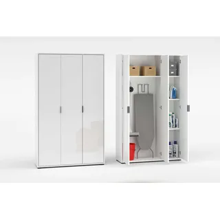 Home Affaire Mehrzweckschrank »Stauraumschrank, Breite 107 cm, Höhe 178 cm« 1 Stk. tlg. 3 Türen,3 kleine,1 großer Einlegeboden- Schrank hochglanz, lackiert