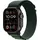 Watch Ultra 2 GPS + Cellular 49 mm Titangehäuse schwarz, Nylon Armband grün L