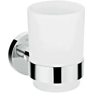 Hansgrohe Zahnputzbecher Satinierte Glas