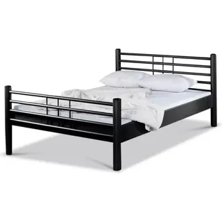Metallbett Lea – 140 x 200 cm / schwarz - Schwarz