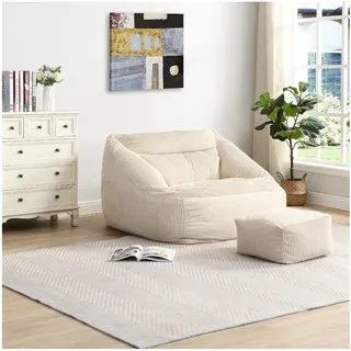 Home Deluxe Sitzsack Sessel COZY - Beige