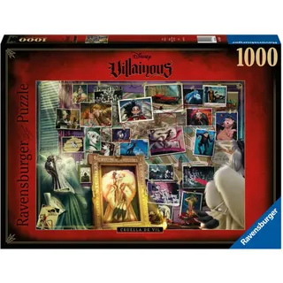 RAVENSBURGER Puzzle Disney Villainous: Cruella de Vil 1000 dílk