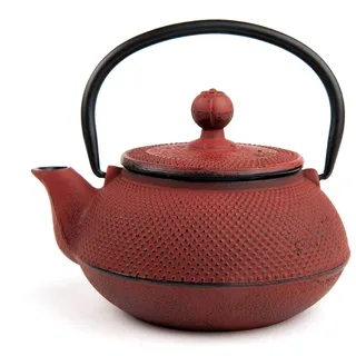 Vier m145368 – Teekanne aus Gusseisen 0.34 L Orange