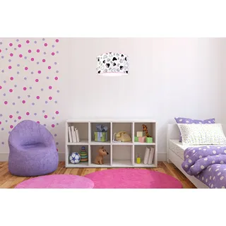 Loft Deckenhängelampe Für Kinder, Led-Lampenschirm - Weiß, Rosa