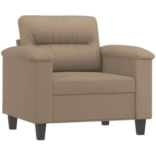vidaXL Sessel Cappuccino-Braun 60 cm Kunstleder - Braun