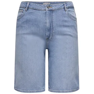 ONLY CARMAKOMA Carsonny Hw Wide DNM Shorts Blau 42