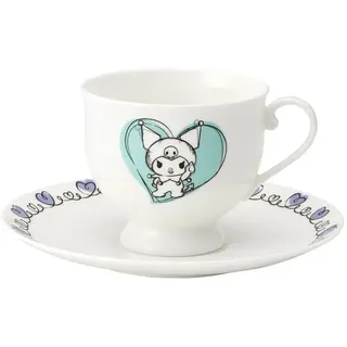 Skater Sanrio Kuromi Bone China Tassen-und Teller-set - Multicolor