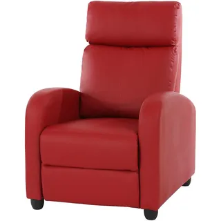 MCW Relaxsessel Dallas Kunstleder 72 x 105 x 92 cm Rot