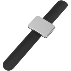 MILISTEN Magnet Nadelkissen Armband Magnetische Armnadelkissen Handgelenk Silikonarmband Silikon Magnetarmband für Friseur Friseurbedarf Nähen Nähnadeln Kissen