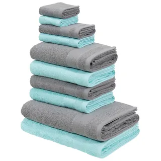 OTTO home Afri Handtuchset 10-tlg. blau