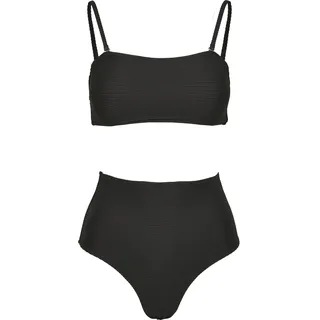 URBAN CLASSICS Triangel-Bikini Damen Schwarz XS