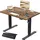 Schreibtisch USB-Buchse 80 60 Schreibtisch Ergonomischer Braun