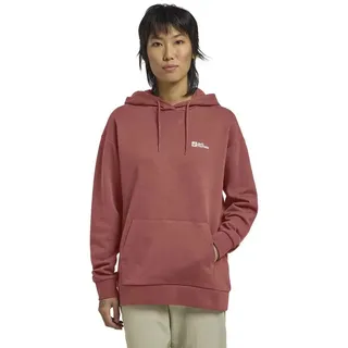 Jack Wolfskin Essential Kapuzenpullover - Mineral Red - L