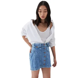 SALSA JEANS Push In Secret Glamour Buttons Jeansrock - Blue - 30