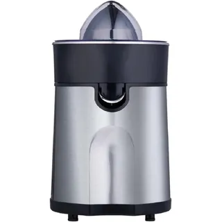 alpina Elektrische Zitruspresse SG-85W-2017-230V - Orangenpresse - Inkl. 2 Presskegel für verschiedene Früchte - BPA-frei - Schwarz/Grau