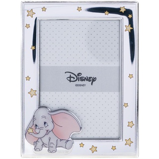 VALENTI & CO. Disney Baby - Dumbo Bilderrahmen Silber für Kinder, Geschenkidee Taufe, Geburt oder Geburtstag (9x13 cm)