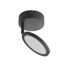 Lindby LED-Spot Manel, schwarz, Eisen, 18 cm hoch