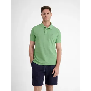Lerros Herren Poloshirt in gewaschener Optik - Sage Green - XXXL