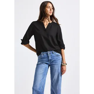 STREET ONE Split Neck Tunika Black 38,