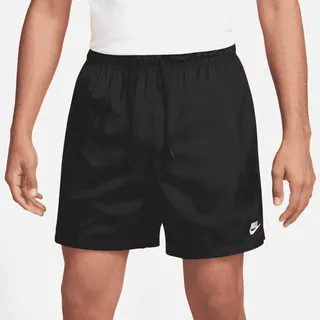 Nike Club Flow Shorts Herren Schwarz/Weiß S