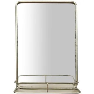 Creative Co-Op Rechteckiger Wandspiegel mit Ablage
