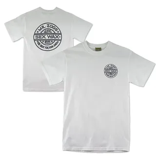 Sex Wax Pinstripe Kurzarm-t-shirt - White - L