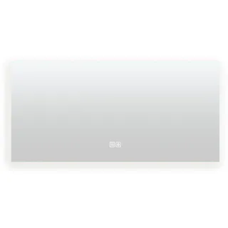 Badezimmerspiegel mit Led, Rechteck 80 x 120 cm, Anti-Beschlag und 3 Anpassbare Helligkeit , Transparent , Glas , 120x4x80 cm , Badezimmer, Badezimmerspiegel, Badspiegel