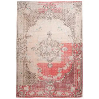 Kayoom Flachwebeteppich , Rot , Textil , Vintage , rechteckig , 160x230 cm , pflegeleicht , Teppiche und Böden, Teppiche, Moderne Teppiche