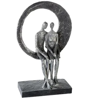 Casablanca by Gilde Casablanca by Gilde, Deko Objekt, Love Place, silber", silberfarben, Polyresin, silberfarben,