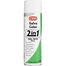 CRC 20587-AA GALVACOLOR Korrosionsschutz-Lack mit Zweifach-Wirkung ReinweiÃ RAL 9010 500 St.