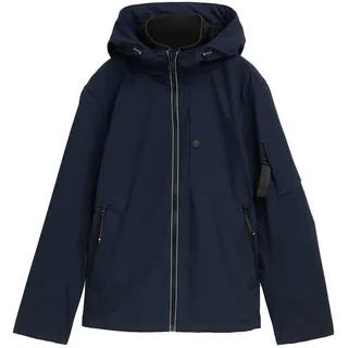 TOM TAILOR Bikerjacke aus Kunstleder, Black, S